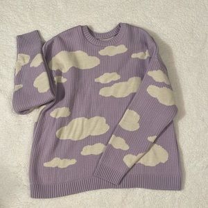 Purple Cloud Sweater
